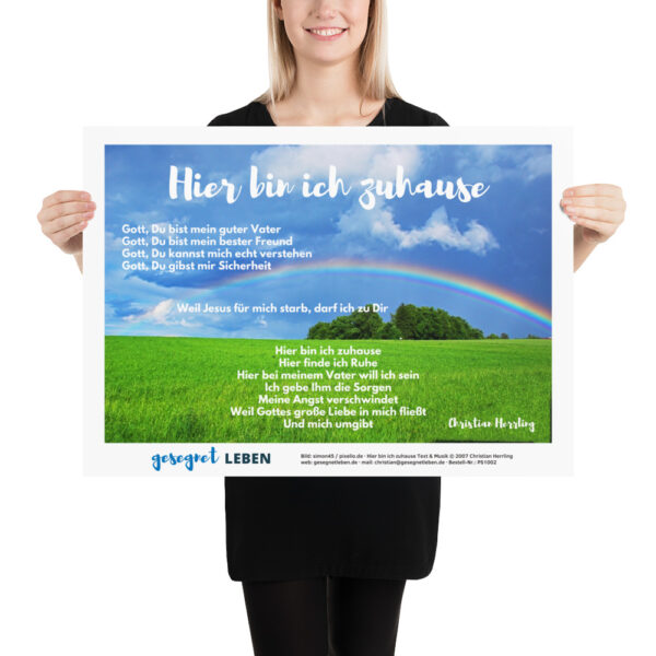 Poster PS1002 - Hier bin ich zuhause – Bild 5