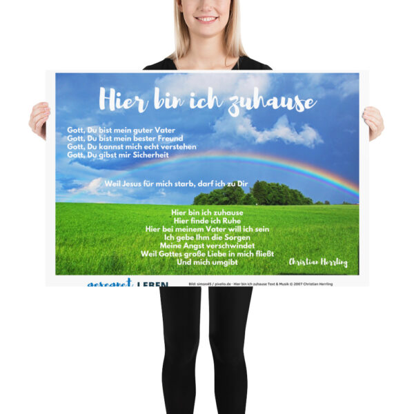 Poster PS1002 - Hier bin ich zuhause – Bild 4