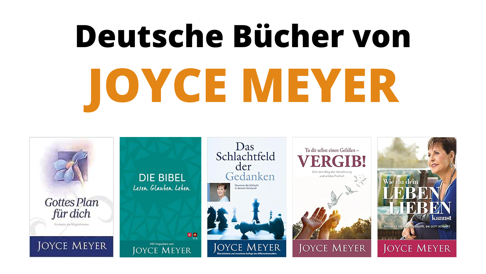 Deutsche Bücher von Joyce Meyer